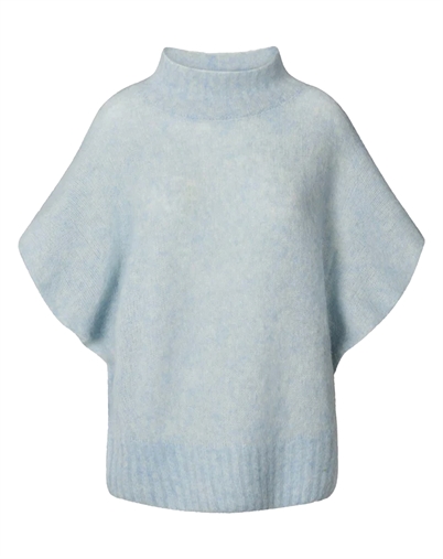  Rabens Saloner - Asna Superlight Tunic Strik - Ice Blue 